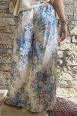 Country Garden Chintz Palazzo Denim